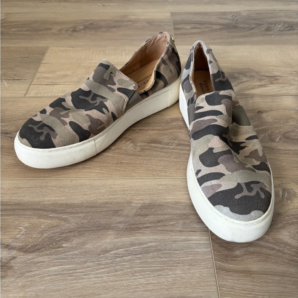 Alex Marie Camouflage Slip-On Sneakers